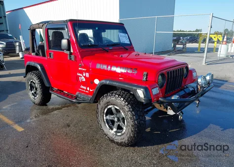 2005 Jeep Wrangler Sport из США, поврежденный, VIN 1J4FA49S55P313606